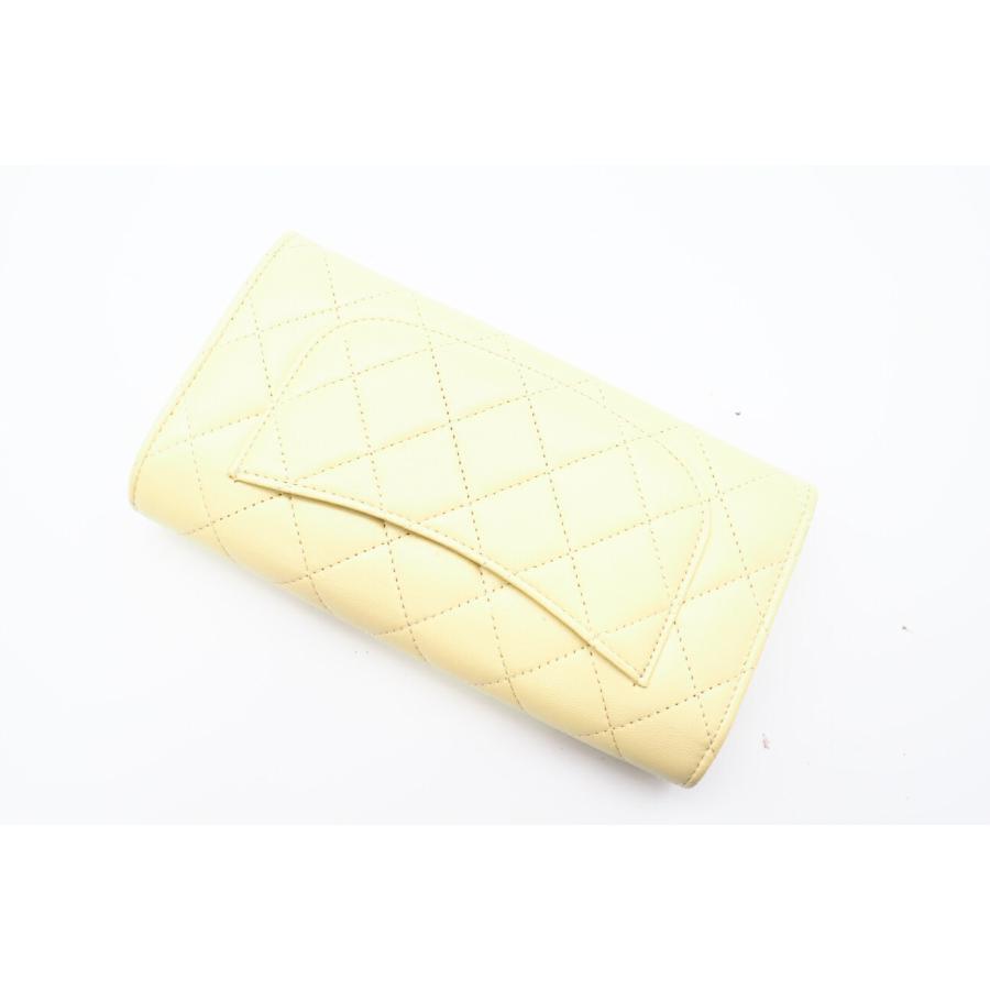 ★3日以内返品可★ 極美品 CHANEL シャネル ラムスキン マトラッセ クラシック ロング フラップ ウォレット | CHANEL | 03