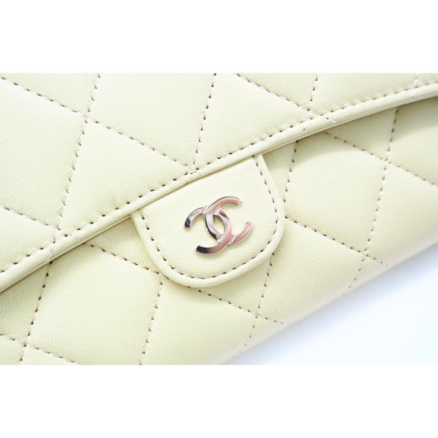 ★3日以内返品可★ 極美品 CHANEL シャネル ラムスキン マトラッセ クラシック ロング フラップ ウォレット | CHANEL | 08