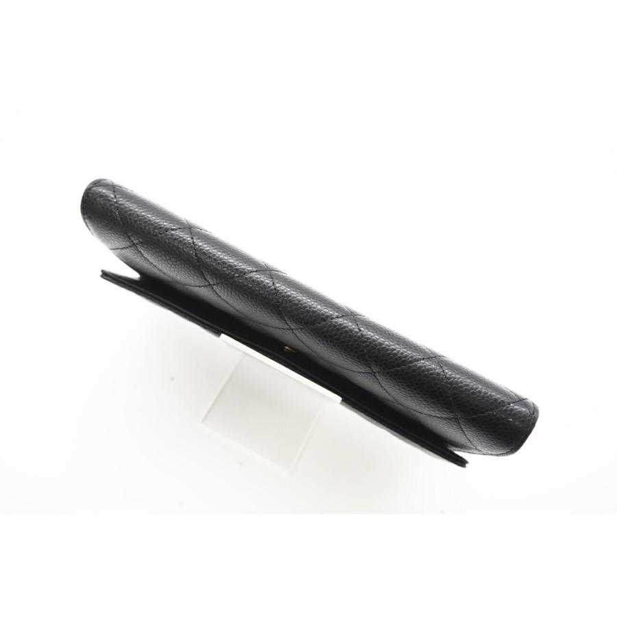 ★3日以内返品可★ 極美品 CHANEL シャネル キャビアスキン マトラッセ フラップ ロング ウォレット A50096 | CHANEL | 05