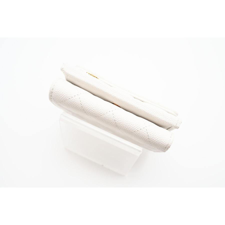 ★3日以内返品可★ 極美品 CHANEL シャネル キャビアスキン マトラッセ 23C トランプ スモールフラップウォレット | CHANEL | 05