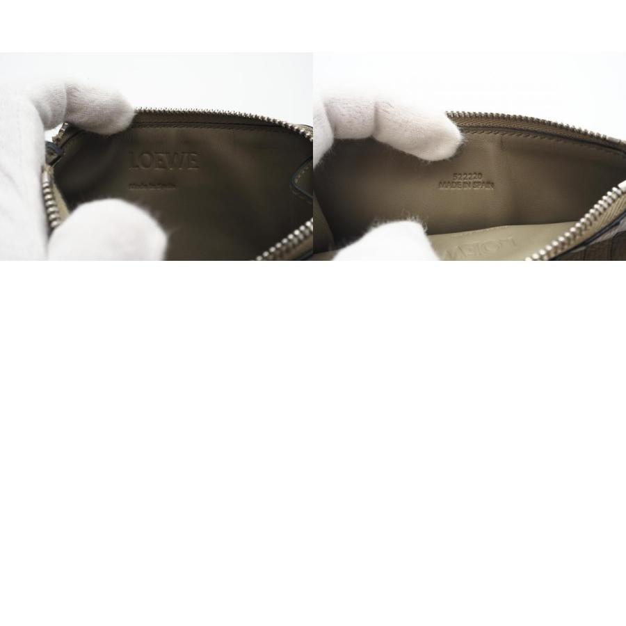 ★3日以内返品可★ 極美品 LOEWE ロエベ レザー シグネチャー フラグメントケース C314Z40X02 コインケース | LOEWE | 09