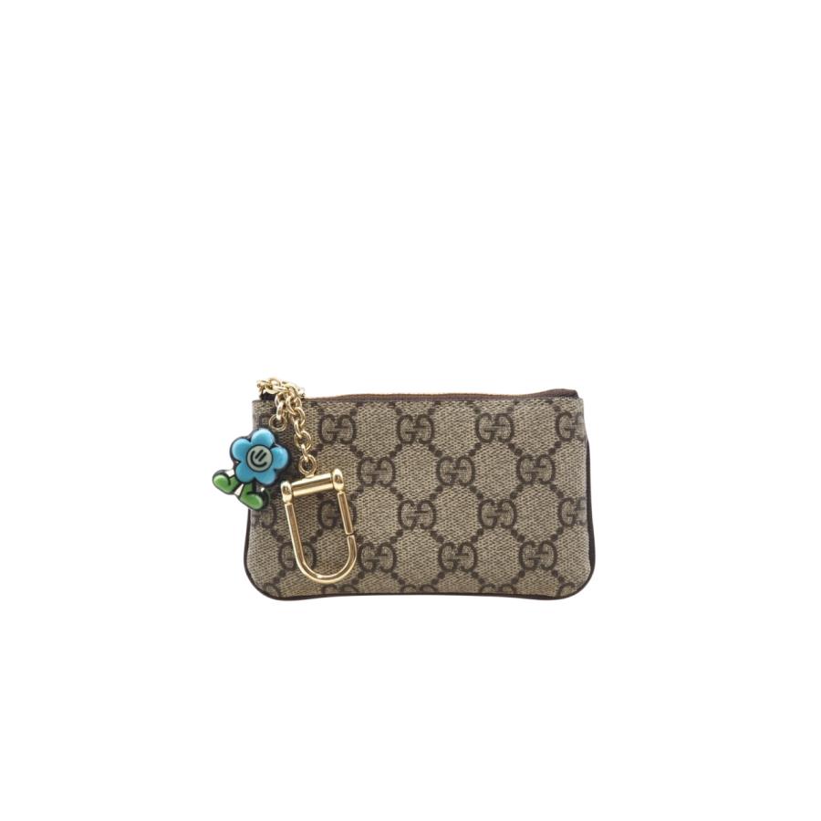 ★3日以内返品可★ 極美品 GUCCI グッチ GGスプリーム フラワー コインケース 784730 コインケース ベージュ | GUCCI | 01