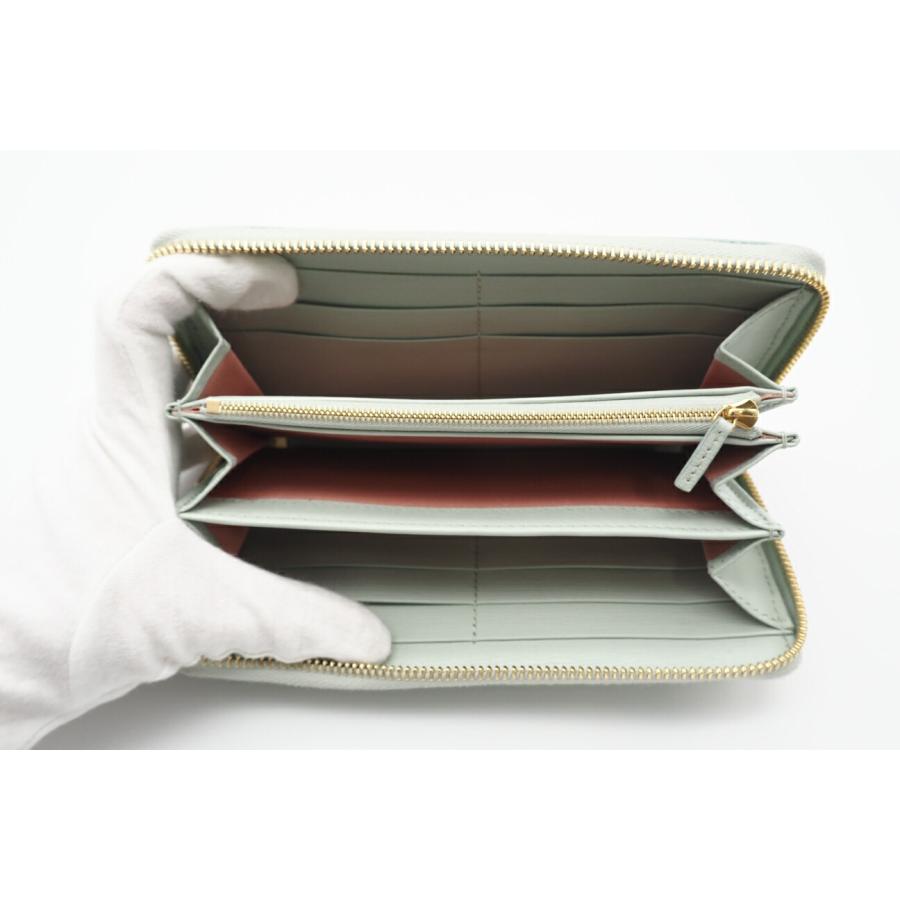 ★3日以内返品可★ 美品 GUCCI グッチ GUCCI スクリプト ジップアラウンドウォレット 772642 長財布 グリーン | GUCCI | 08