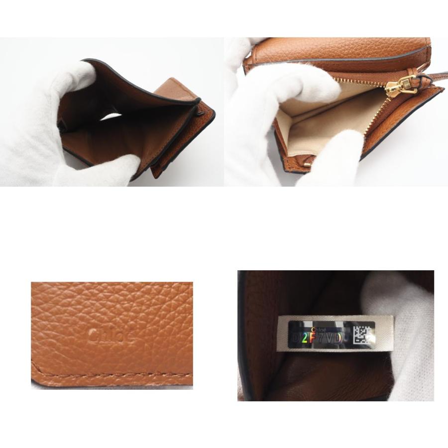 ★3日以内返品可★ 美品 Chloe クロエ マーシー レザー コンパクトウォレット CHC22AP676I31 二つ折り財布 | Chloe | 09