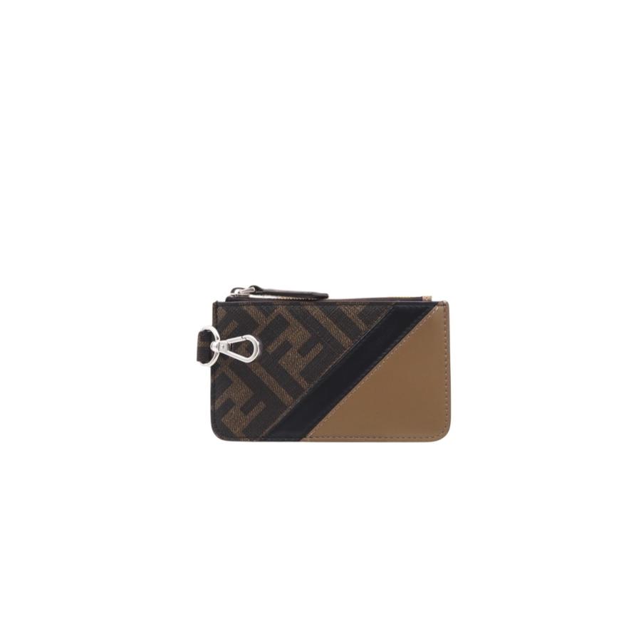 ★3日以内返品可★ 極美品 FENDI フェンディ FFロゴ ファブリック フラグメントケース 7M0343 コインケース | FENDI | 01