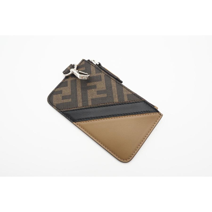 ★3日以内返品可★ 極美品 FENDI フェンディ FFロゴ ファブリック フラグメントケース 7M0343 コインケース | FENDI | 02