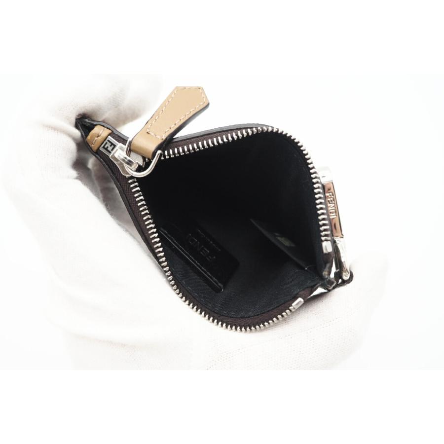 ★3日以内返品可★ 極美品 FENDI フェンディ FFロゴ ファブリック フラグメントケース 7M0343 コインケース | FENDI | 08