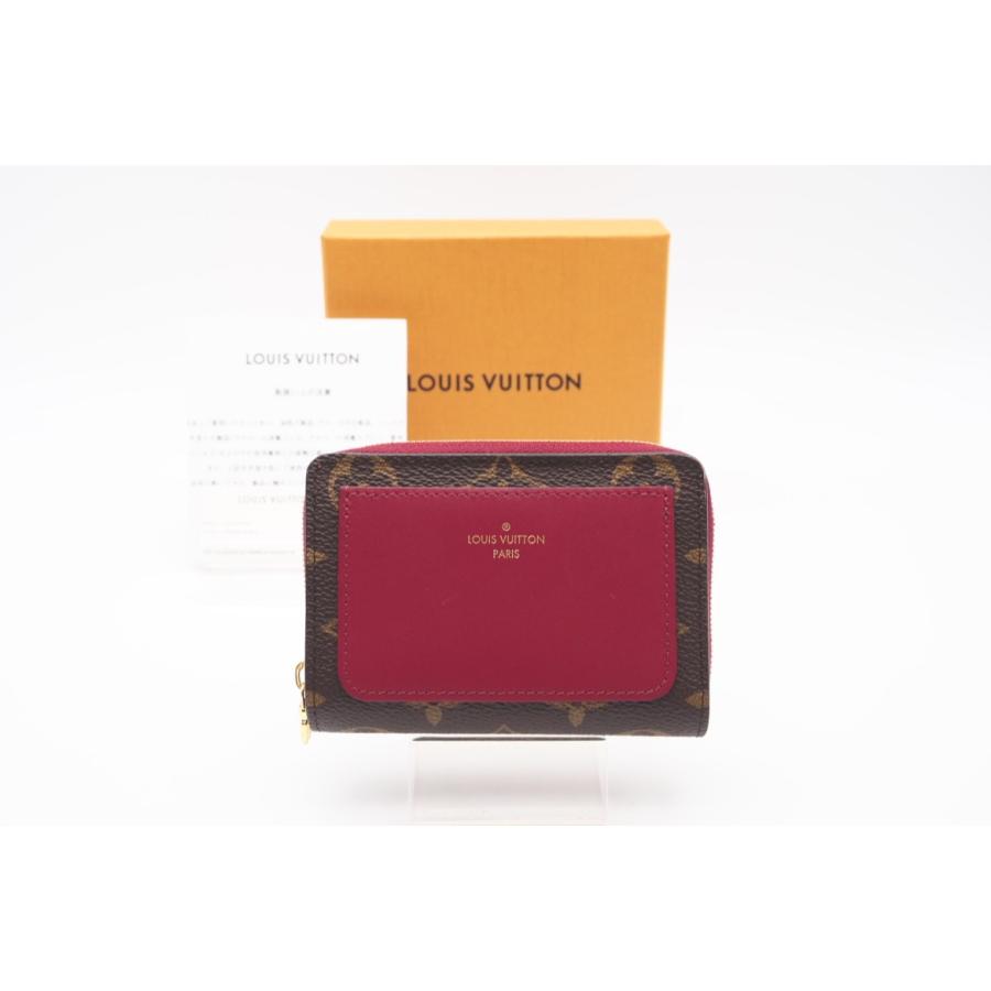 ★3日以内返品可★ 美品 LOUIS VUITTON ルイ・ヴィトン モノグラム ポルトフォイユ ルー フューシャ M82377 | LOUIS VUITTON