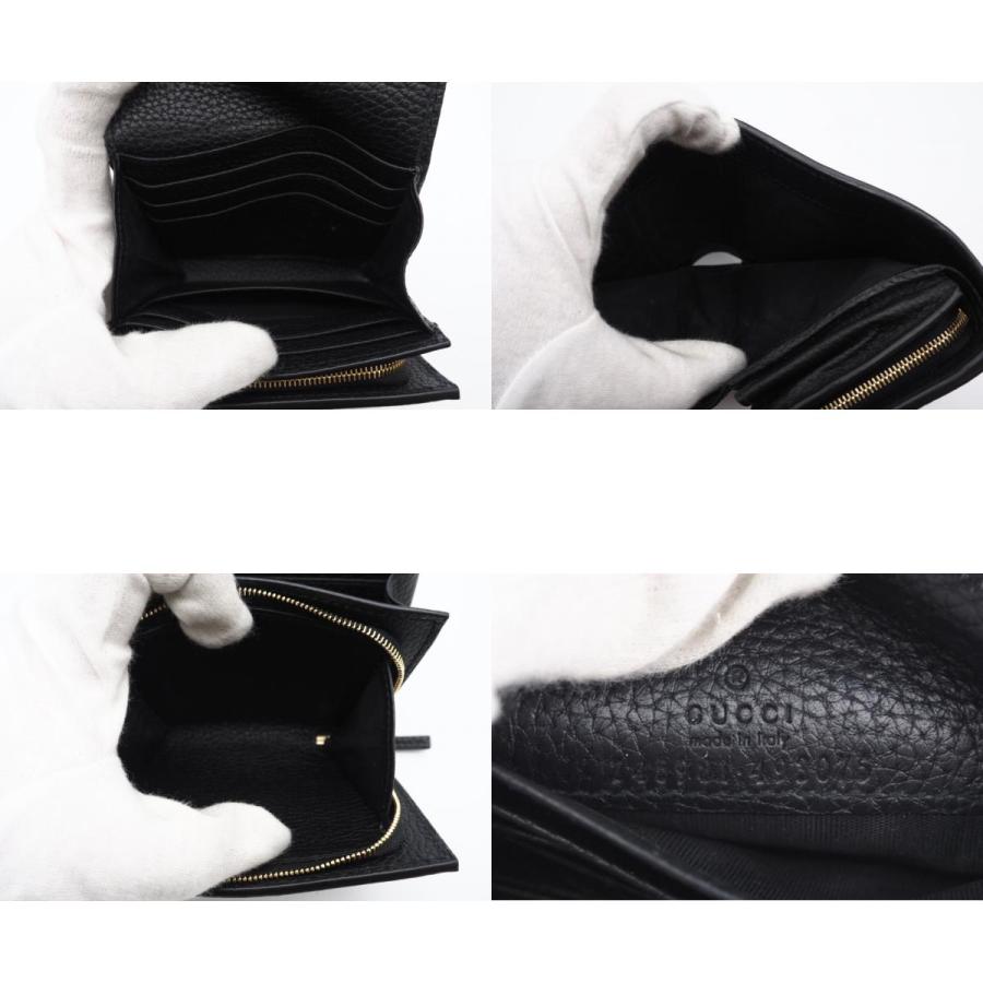 ★3日以内返品可★ 美品 GUCCI グッチ ホースビット1955 レザー コンパクトウォレット 745981 二つ折り財布 | GUCCI | 09