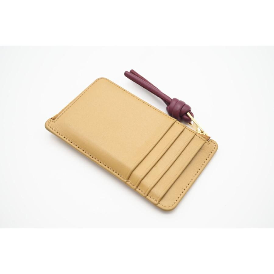 ★3日以内返品可★  LOEWE ロエベ シャイニーナパカーフ ノット コインカードホルダー サハラ クリムゾン | LOEWE | 03
