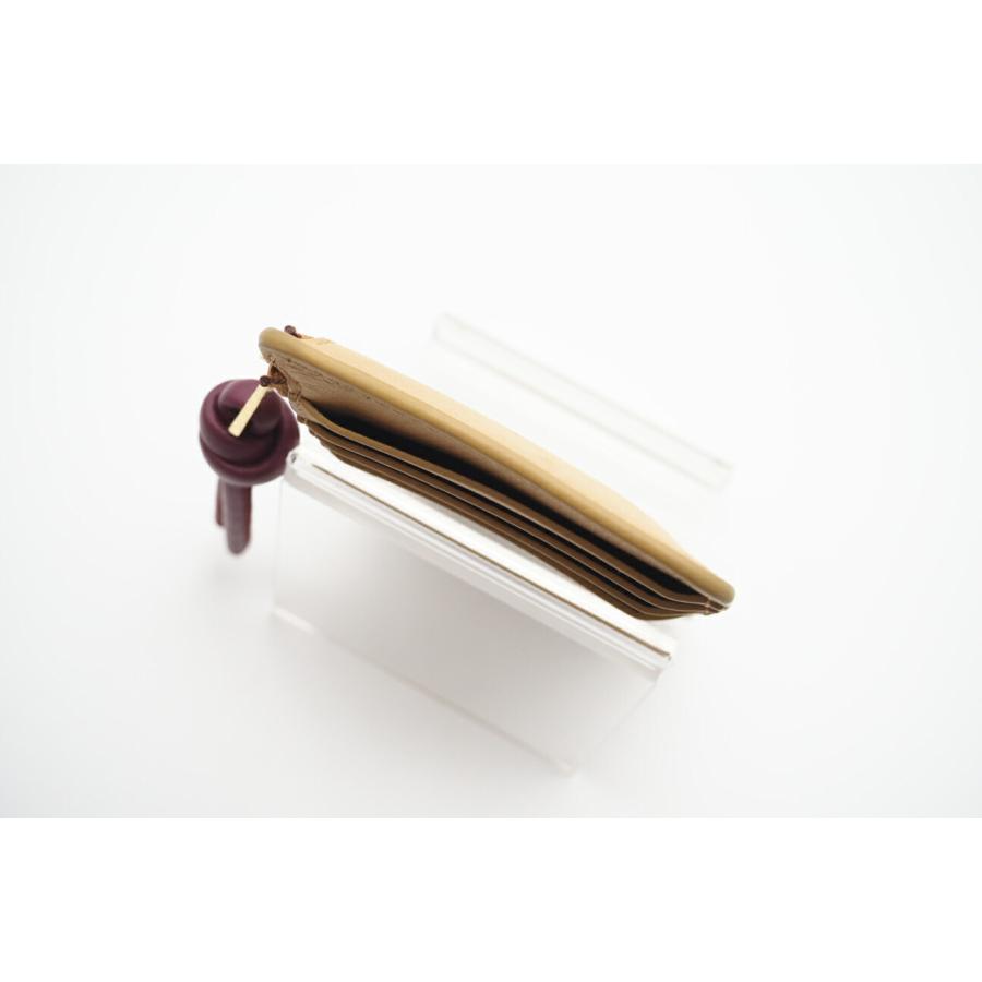 ★3日以内返品可★  LOEWE ロエベ シャイニーナパカーフ ノット コインカードホルダー サハラ クリムゾン | LOEWE | 06