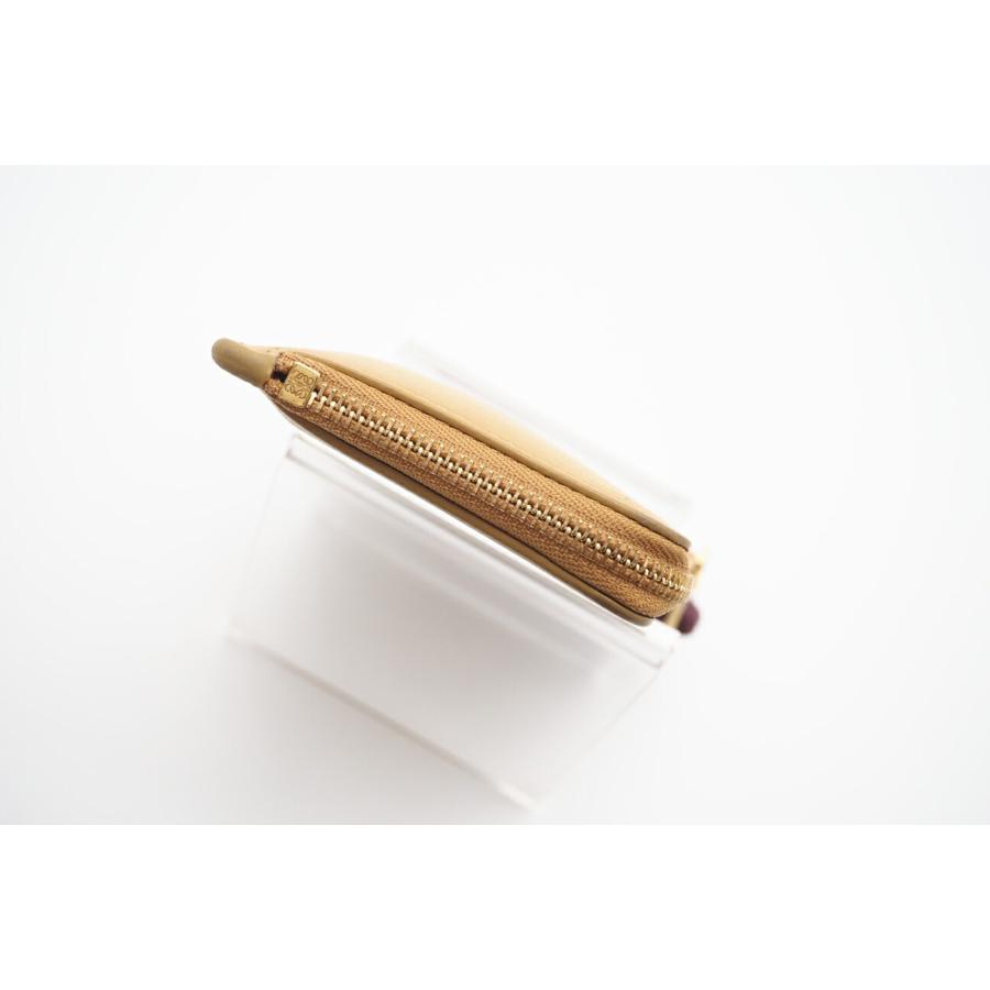 ★3日以内返品可★  LOEWE ロエベ シャイニーナパカーフ ノット コインカードホルダー サハラ クリムゾン | LOEWE | 07