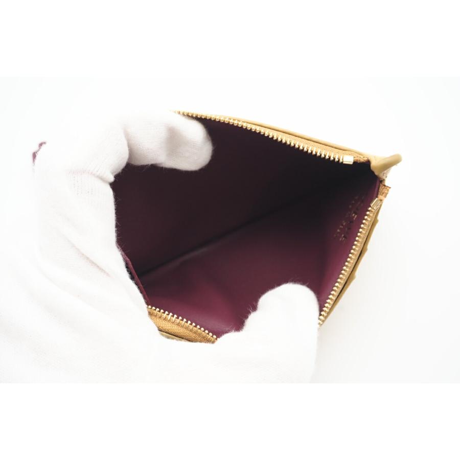 ★3日以内返品可★  LOEWE ロエベ シャイニーナパカーフ ノット コインカードホルダー サハラ クリムゾン | LOEWE | 08