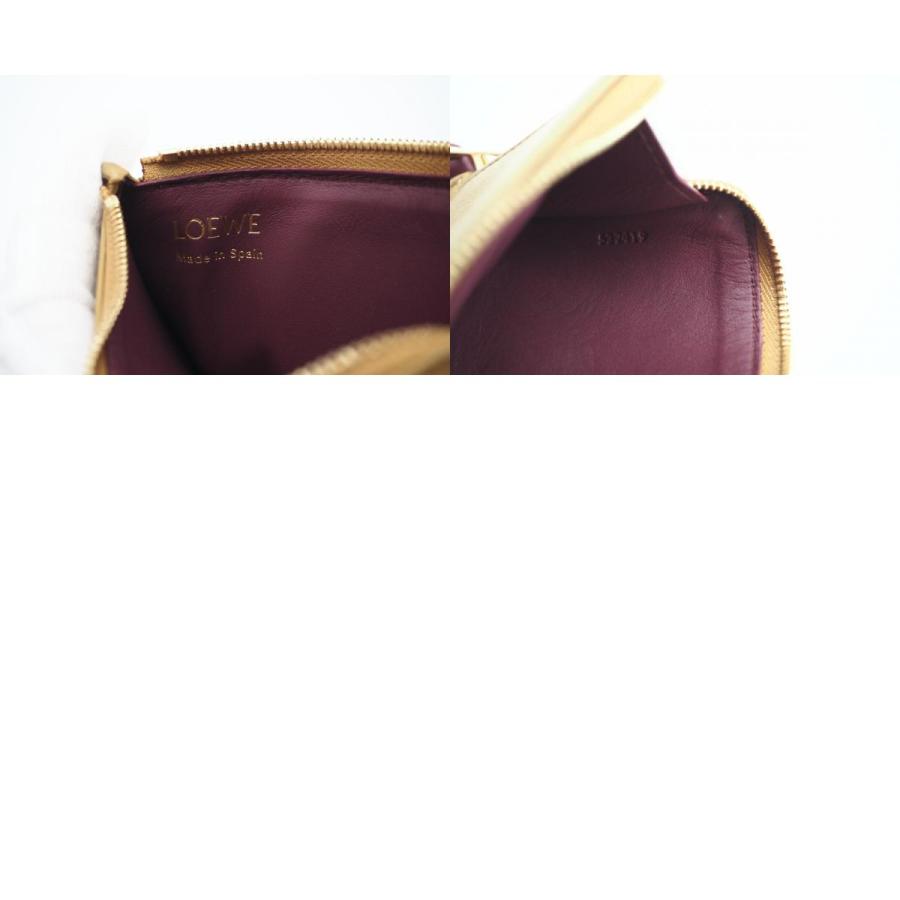 ★3日以内返品可★  LOEWE ロエベ シャイニーナパカーフ ノット コインカードホルダー サハラ クリムゾン | LOEWE | 09