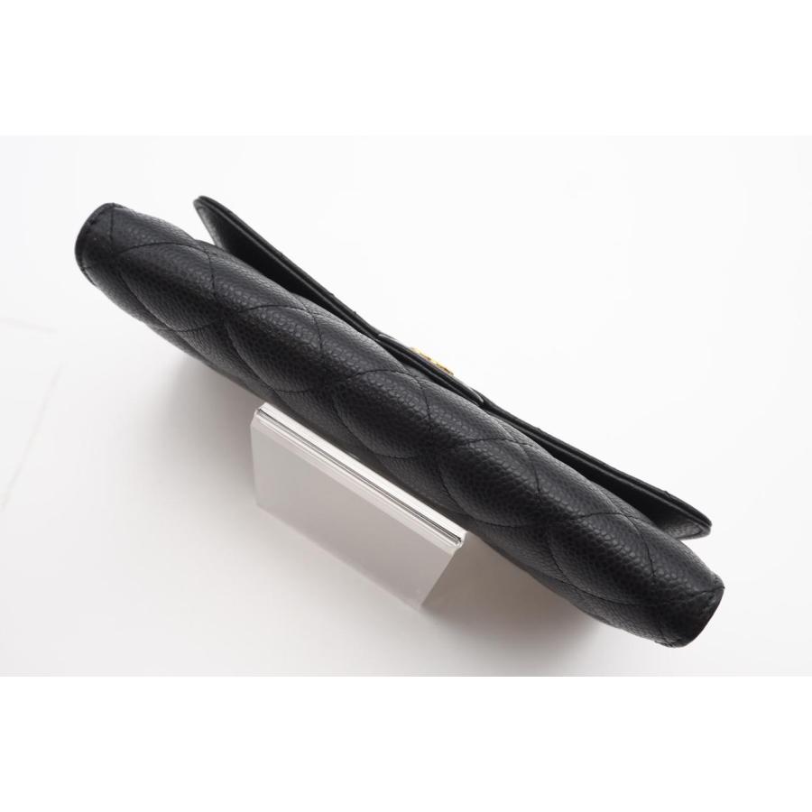 ★3日以内返品可★ 美品 CHANEL シャネル キャビアスキン マトラッセ クラシック ロング フラップウォレット | CHANEL | 05