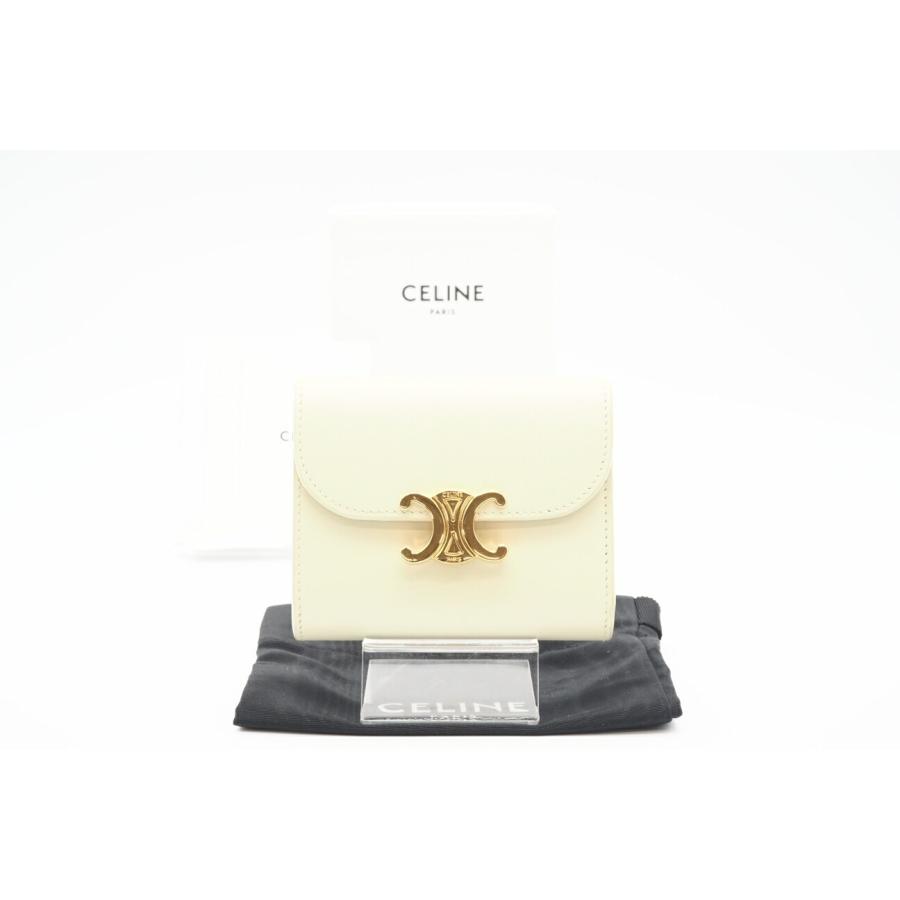 ★3日以内返品可★ 美品 CELINE セリーヌ トリオンフ スモール フラップウォレット トリオンフ | CELINE