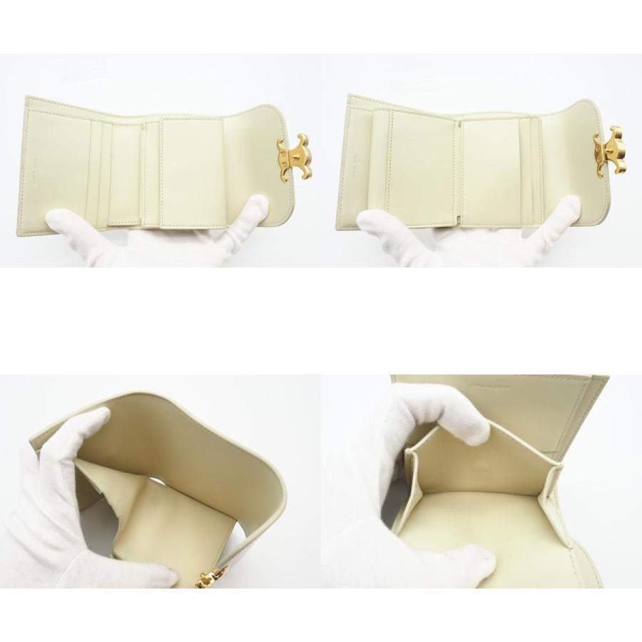 ★3日以内返品可★ 美品 CELINE セリーヌ トリオンフ スモール フラップウォレット トリオンフ | CELINE | 08