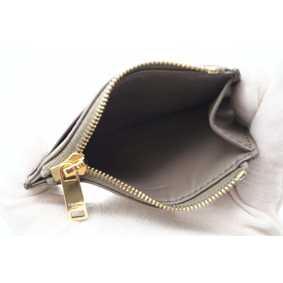 極美品】セリーヌ ぺブル ジップウォレット 【公式通販】