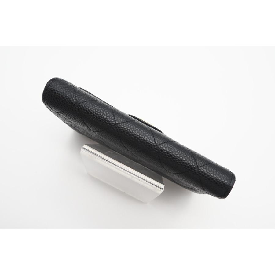 ★3日以内返品可★ 美品 CHANEL シャネル マトラッセ キャビアスキン コンパクトウォレット ゴールド金具 AP0232 | CHANEL | 05