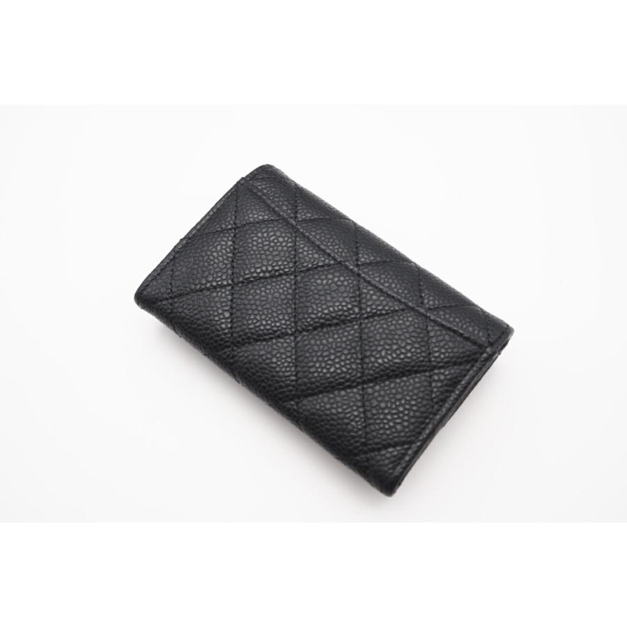 ★3日以内返品可★ 美品 CHANEL シャネル キャビアスキン クラシック フラップ カード ケース AP0214 | CHANEL | 03