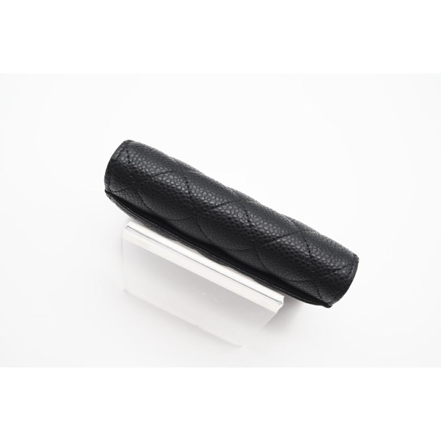 ★3日以内返品可★ 美品 CHANEL シャネル キャビアスキン クラシック フラップ カード ケース AP0214 | CHANEL | 04