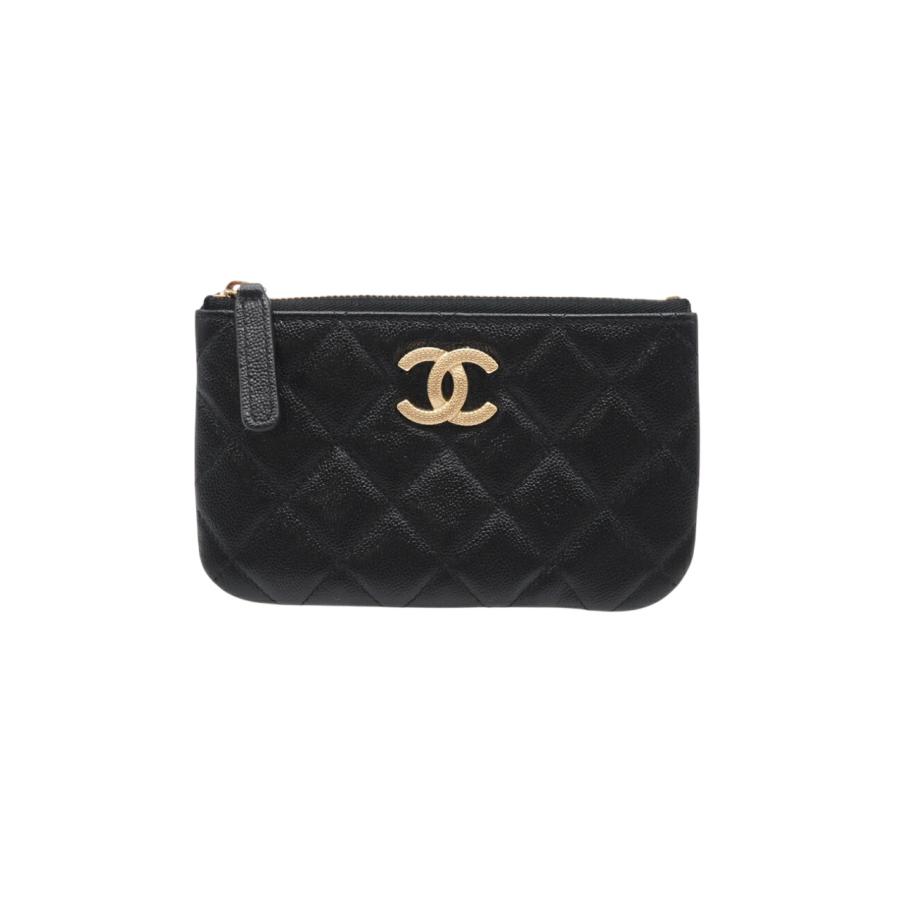 ★3日以内返品可★ 極美品 CHANEL シャネル キャビアスキン スモールポーチ AP2967 コインケース ブラック | CHANEL | 01