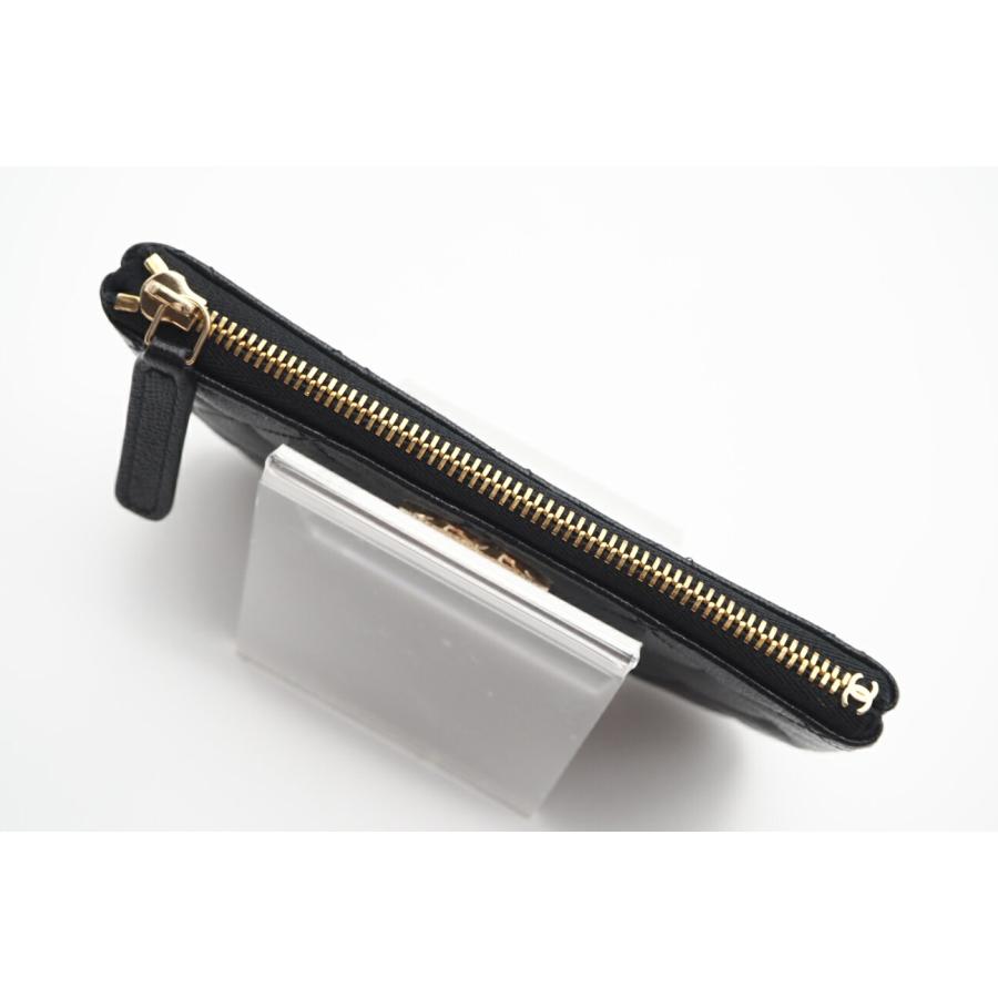 ★3日以内返品可★ 極美品 CHANEL シャネル キャビアスキン スモールポーチ AP2967 コインケース ブラック | CHANEL | 04