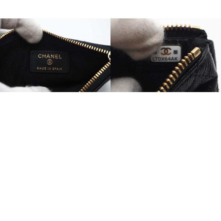 ★3日以内返品可★ 極美品 CHANEL シャネル キャビアスキン スモールポーチ AP2967 コインケース ブラック | CHANEL | 09