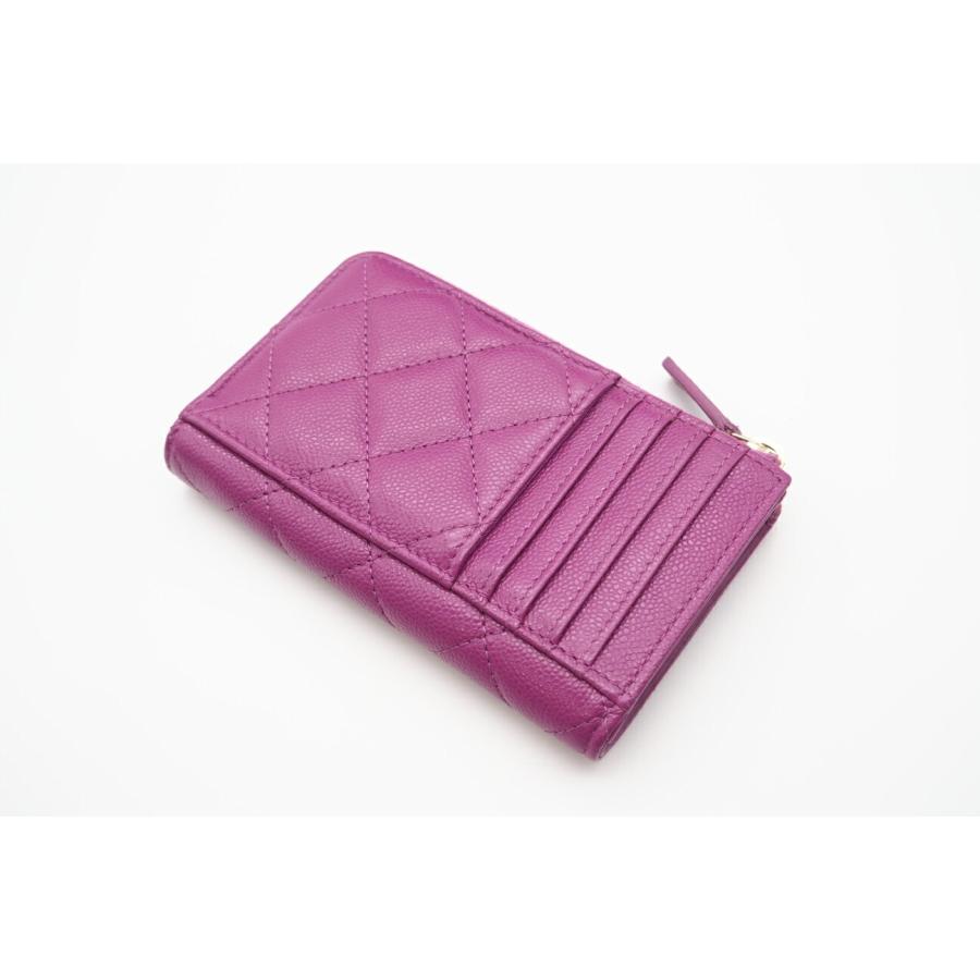 ★3日以内返品可★  CHANEL シャネル キャビアスキン クラシック ジップ カードケース AP3179 コインケース | CHANEL | 03
