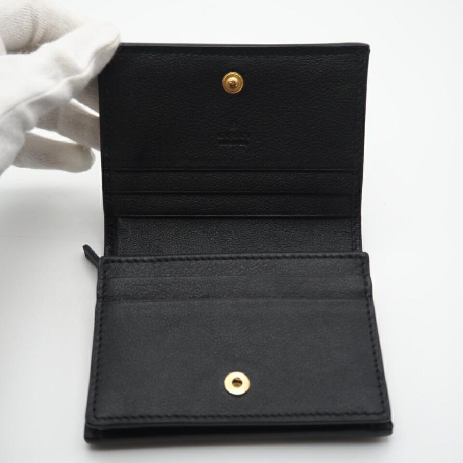 ★3日以内返品可★ 極美品 GUCCI グッチ GGエンボス レザー カードケースウォレット 676150 二つ折り財布 | GUCCI | 07