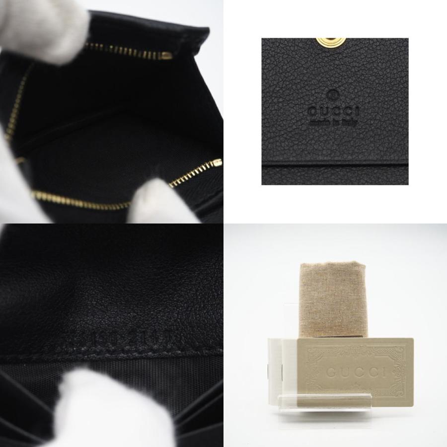 ★3日以内返品可★ 極美品 GUCCI グッチ GGエンボス レザー カードケースウォレット 676150 二つ折り財布 | GUCCI | 09