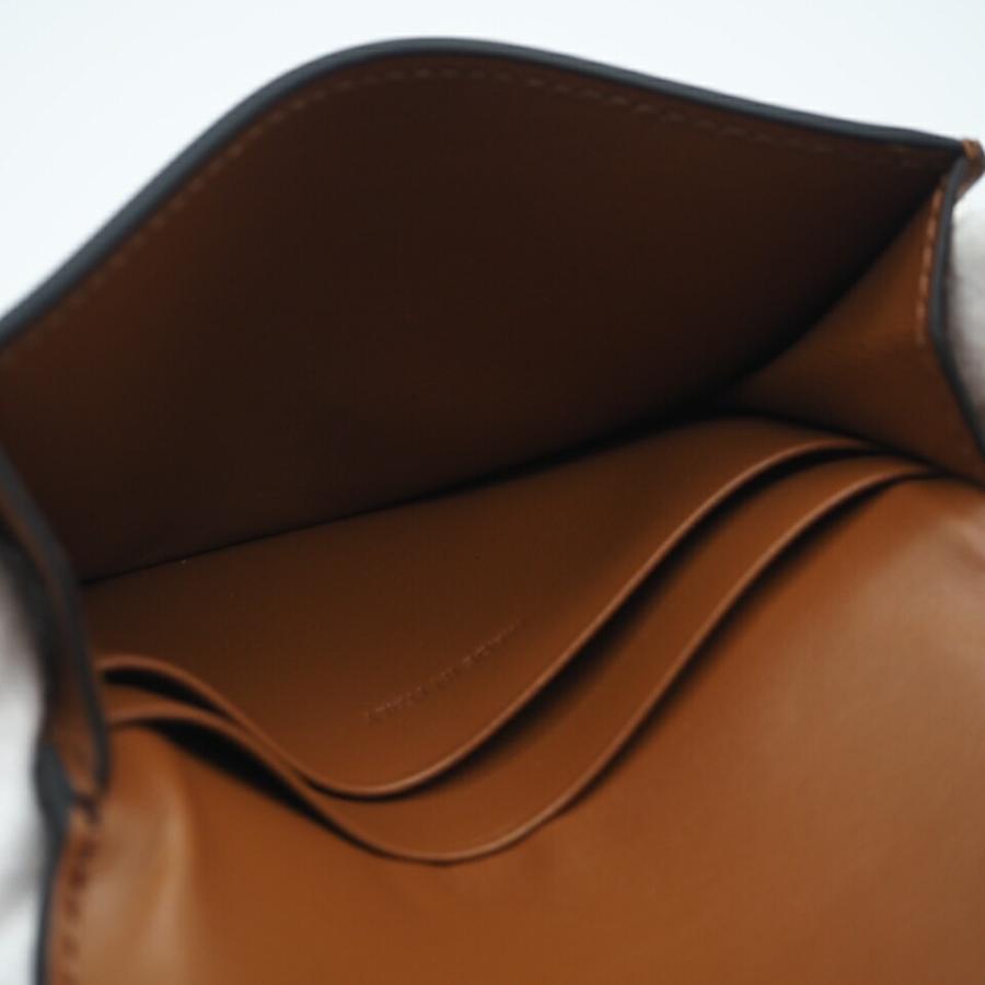 ★3日以内返品可★ 極美品 CELINE セリーヌ トリオンフキャンバス トリオンフフラップ付きカードホルダー タン | CELINE | 08