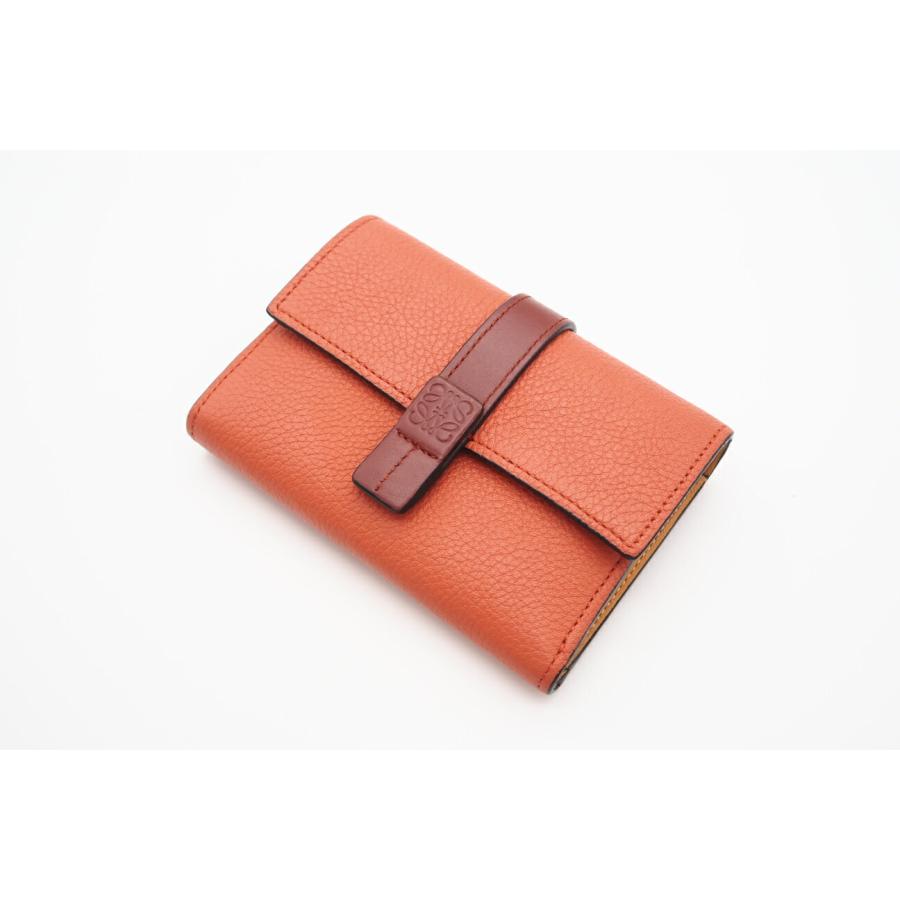 ★3日以内返品可★ 美品 LOEWE ロエベ ソフトグレインカーフ スモール バーティカル ウォレット C660S86X01 | LOEWE | 02