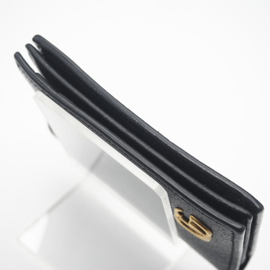 ★3日以内返品可★ 美品 GUCCI グッチ ダブルG レザー カードケース 428737 カードケース ブラック レザー メンズ | GUCCI | 04