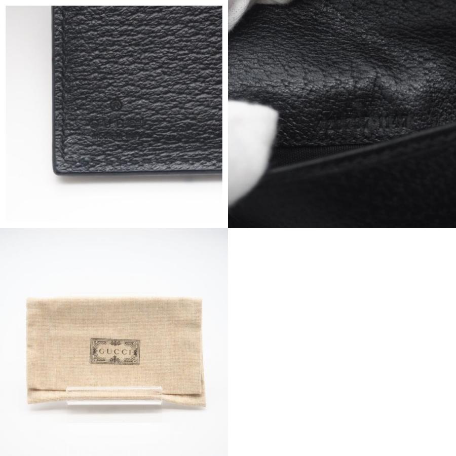 ★3日以内返品可★ 美品 GUCCI グッチ ダブルG レザー カードケース 428737 カードケース ブラック レザー メンズ | GUCCI | 09