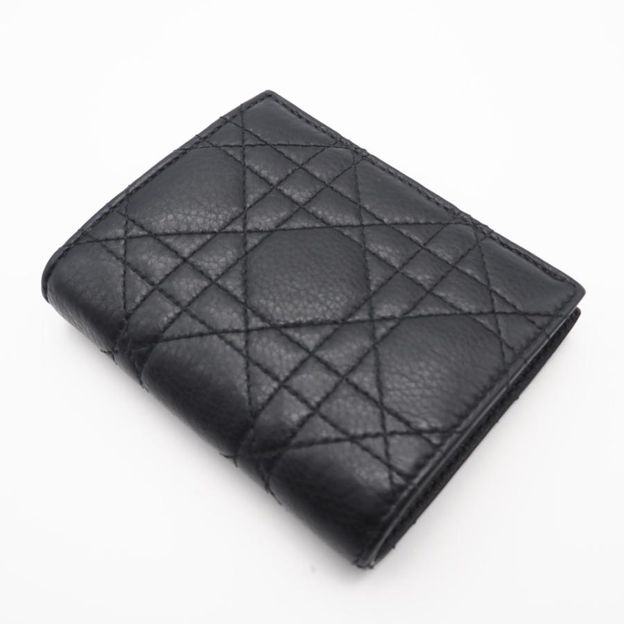 ★3日以内返品可★ 美品 Dior ディオール カナージュ カーフスキン Dior Caro Saffron ウォレット ミニ |  | 02