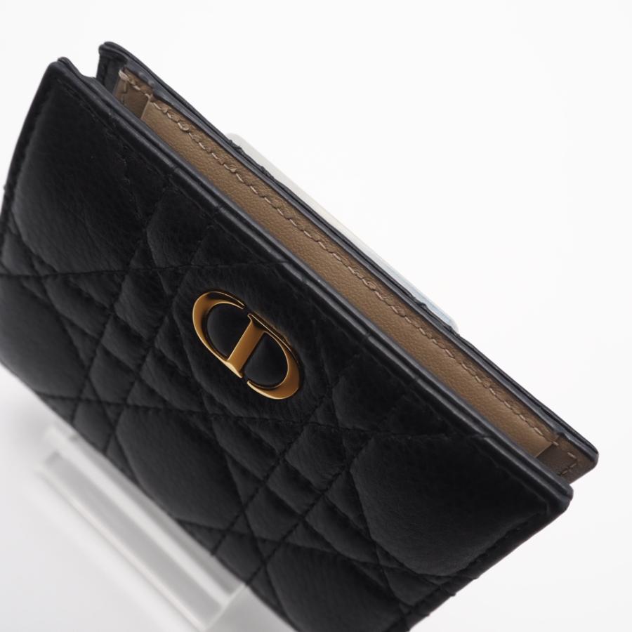 ★3日以内返品可★ 美品 Dior ディオール カナージュ カーフスキン Dior Caro Saffron ウォレット ミニ |  | 05