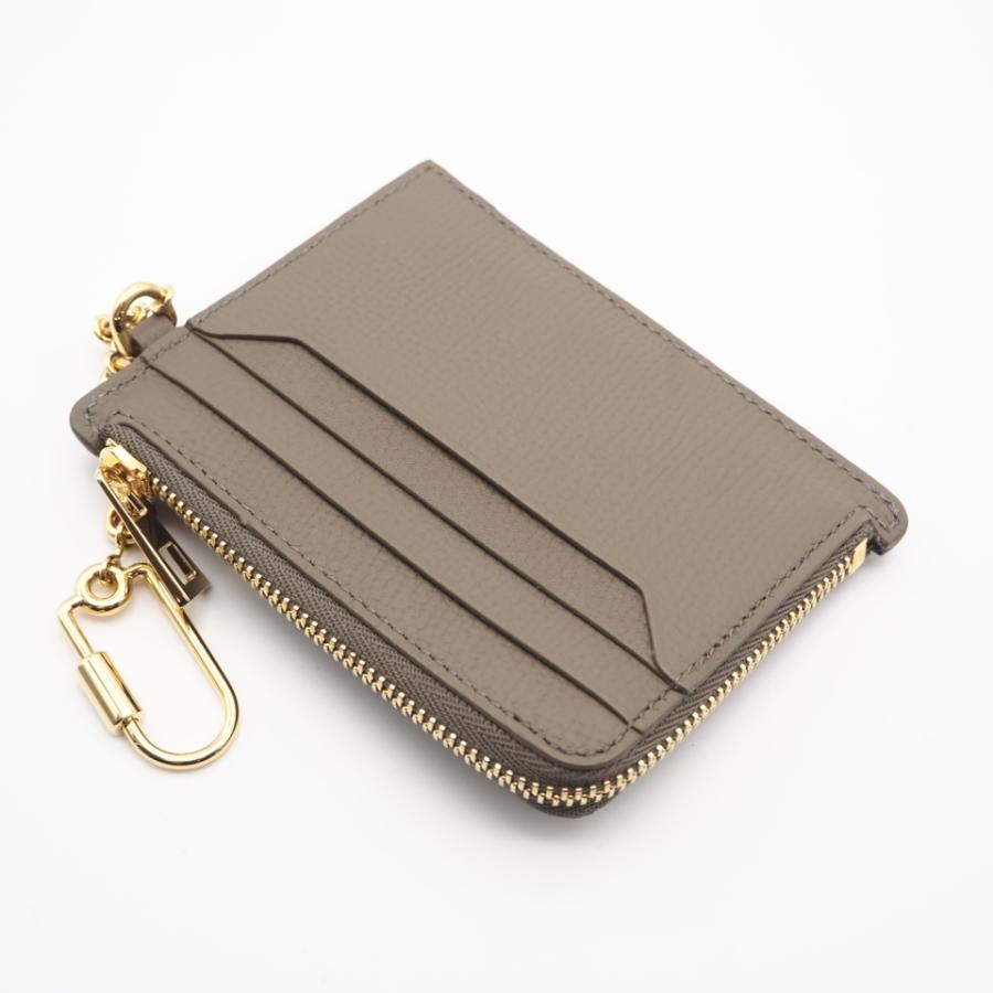 ★3日以内返品可★ 極美品 LOEWE ロエベ ペブルグレインカーフ アナグラム スクエア コインカードホルダー トープ | LOEWE | 02