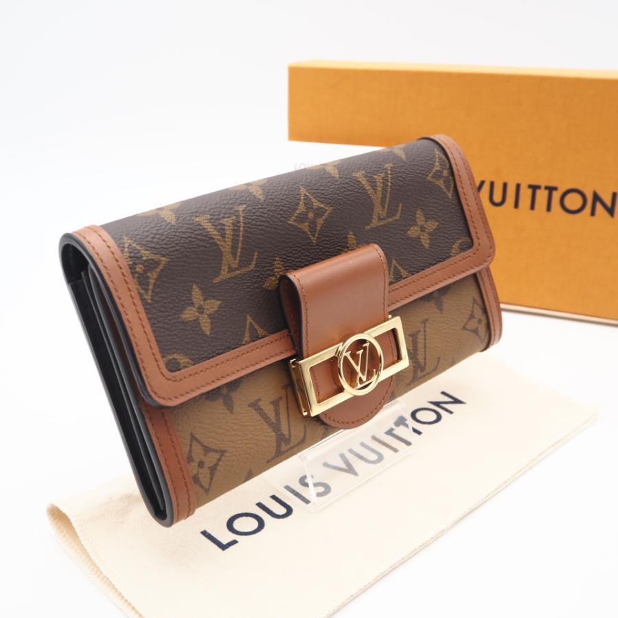 ★3日以内返品可★ 美品 LOUIS VUITTON ルイ・ヴィトン リバース ポルトフォイユサラ ドーフィーヌ M46645 | LOUIS VUITTON