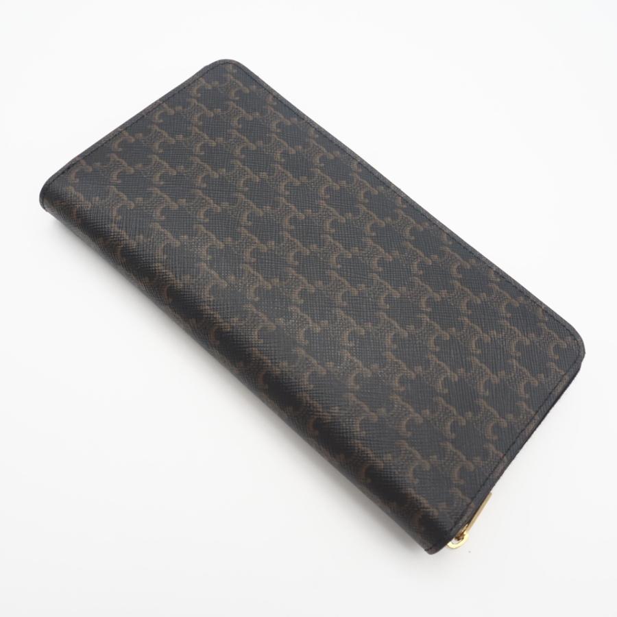 ★3日以内返品可★ 美品 CELINE セリーヌ トリオンフキャンバス ラージ ジップウォレット 10B552BQ3 長財布 | CELINE | 02