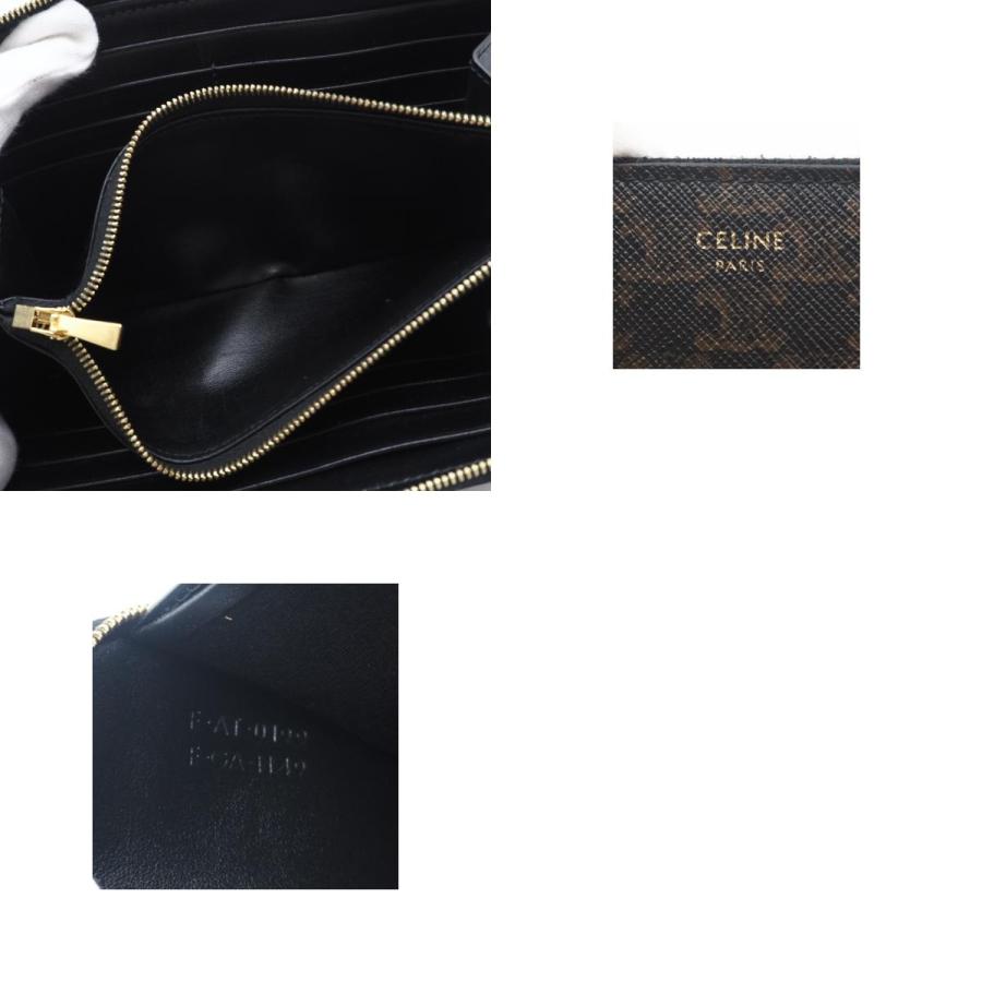 ★3日以内返品可★ 美品 CELINE セリーヌ トリオンフキャンバス ラージ ジップウォレット 10B552BQ3 長財布 | CELINE | 09