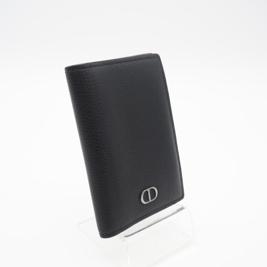 ★3日以内返品可★  Dior ディオール CD Icon グレインドカーフスキン 2つ折りカードホルダー | 