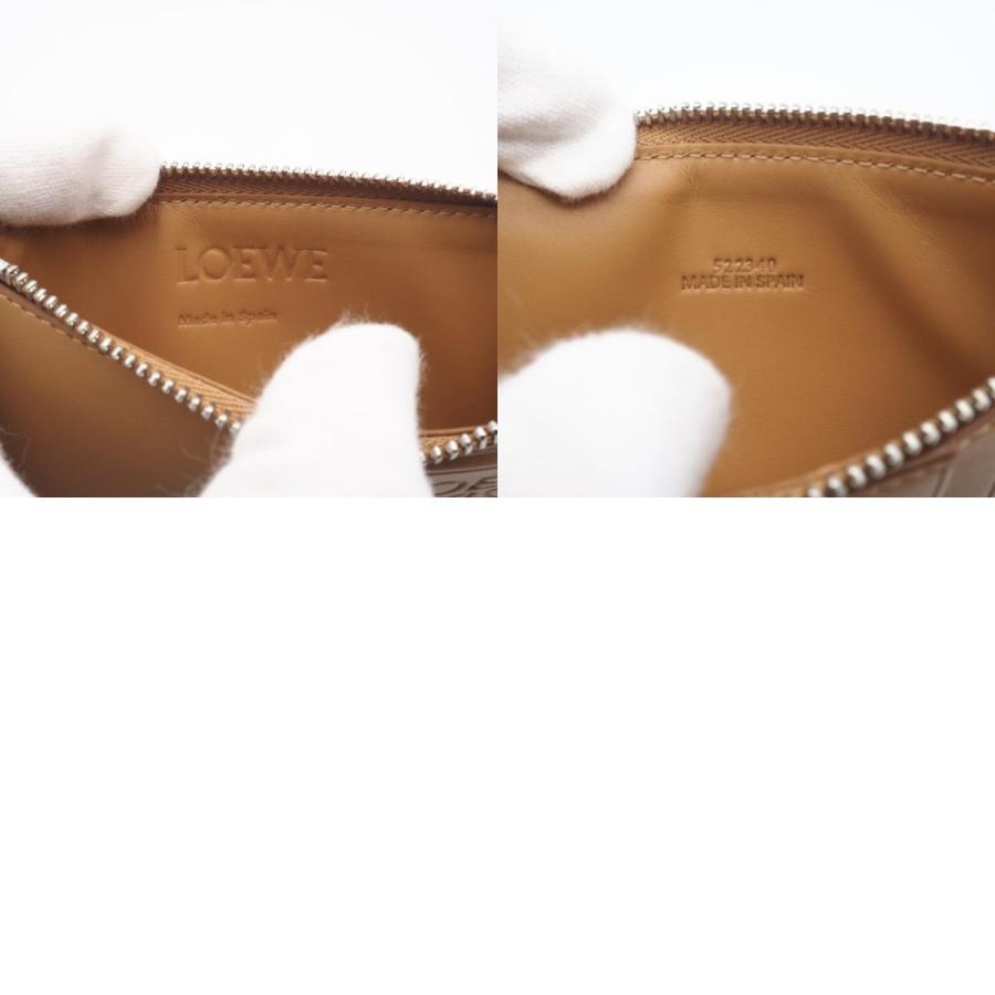 ★3日以内返品可★ 未使用 LOEWE ロエベ LOEWEアナグラム サテンカーフ コインカードホルダー C565Z40X05 | LOEWE | 09