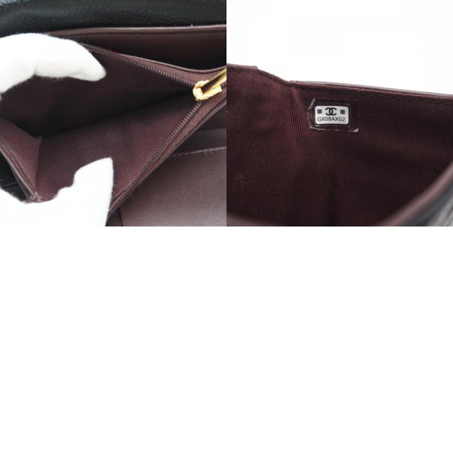 ★3日以内返品可★ 美品 CHANEL シャネル キャビアスキン マトラッセ コンパクトウォレット AP0232 三つ折り財布 | CHANEL | 09