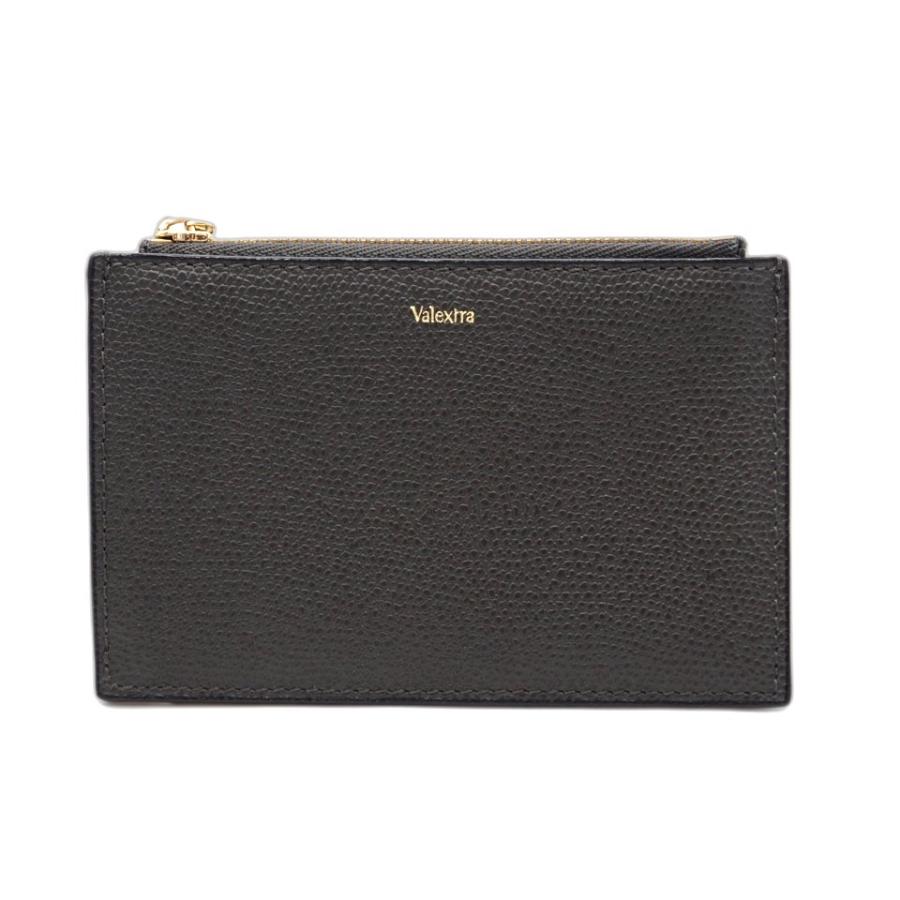 ★3日以内返品可★ 未使用 Valextra ヴァレクストラ ミルプンテカーフレザー ジッパー付きカードホルダー 3CC | Valextra | 01