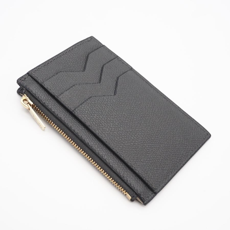 ★3日以内返品可★ 未使用 Valextra ヴァレクストラ ミルプンテカーフレザー ジッパー付きカードホルダー 3CC | Valextra | 02