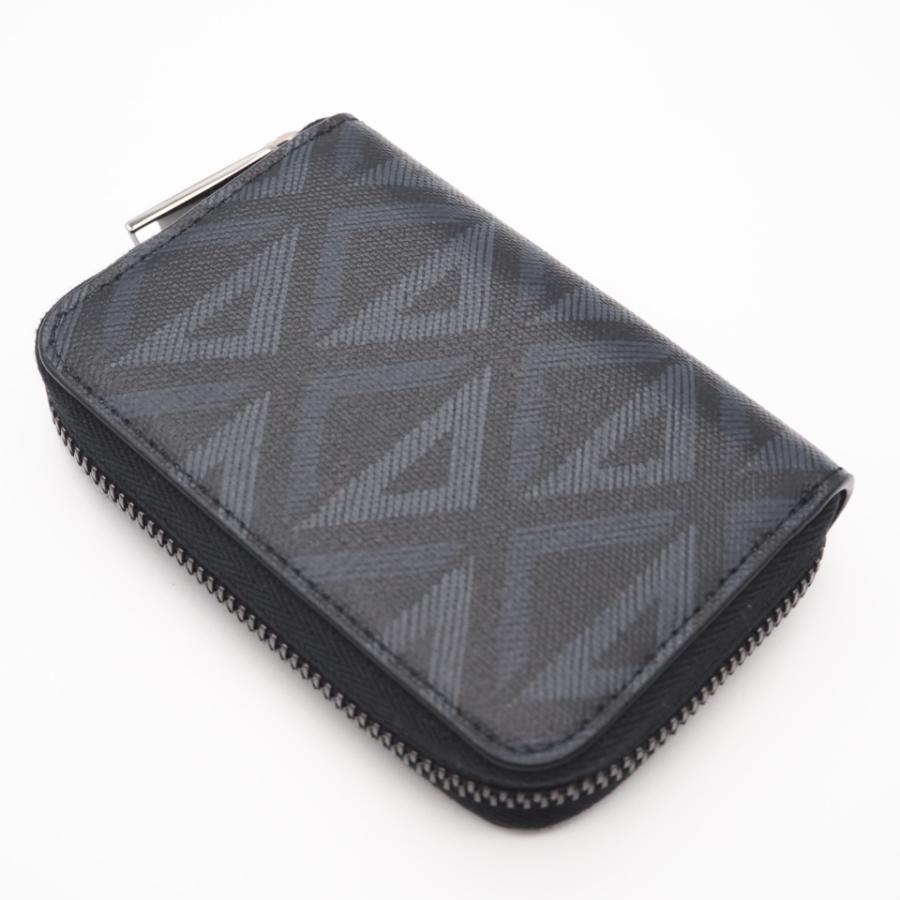 ★3日以内返品可★ 美品 Dior ディオール CDダイヤモンド レザー コインケース - コインケース ブラック グレー |  | 02