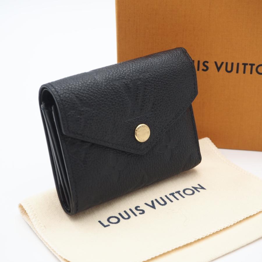 ★3日以内返品可★ 美品 LOUIS VUITTON ルイ・ヴィトン アンプラント ポルトフォイユゾエ ノワール M62935 | LOUIS VUITTON
