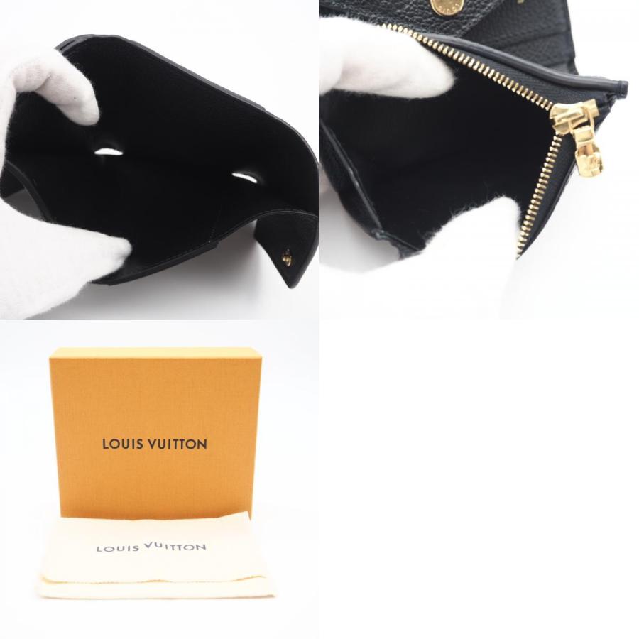 ★3日以内返品可★ 美品 LOUIS VUITTON ルイ・ヴィトン アンプラント ポルトフォイユゾエ ノワール M62935 | LOUIS VUITTON | 09