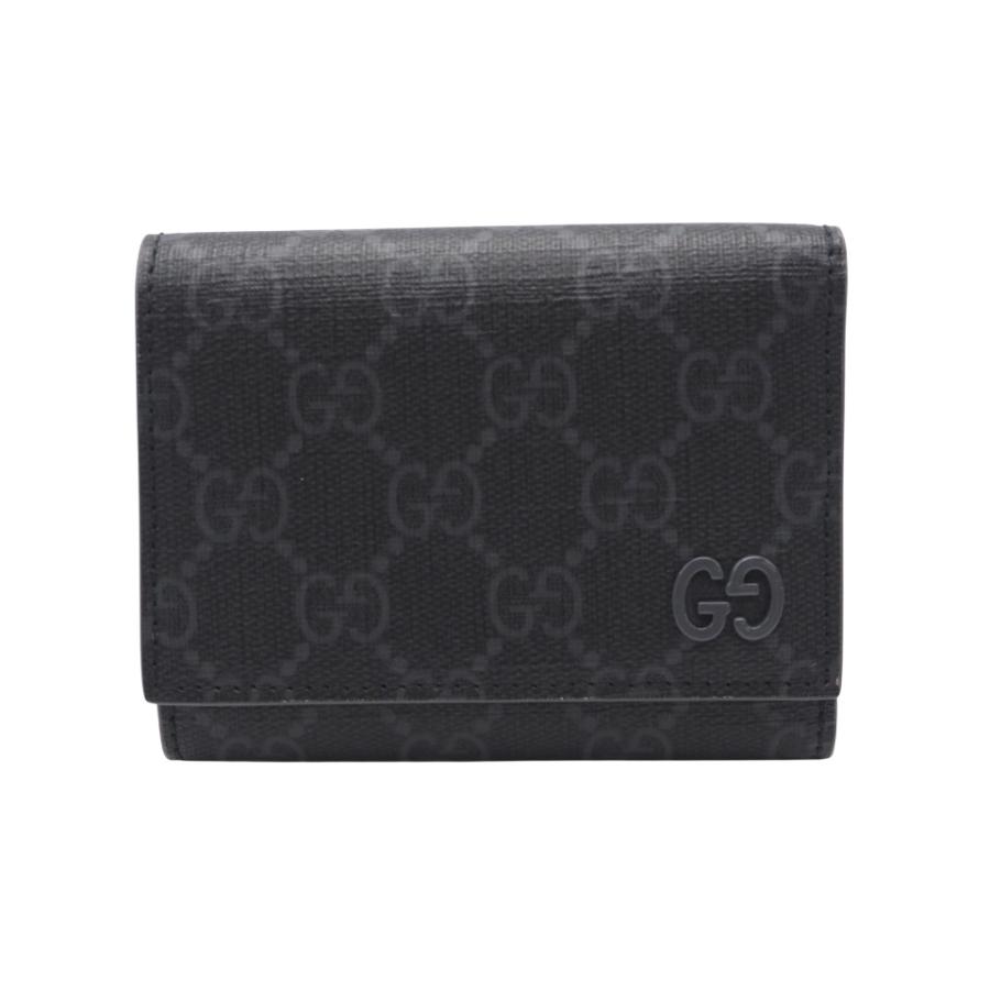 ★3日以内返品可★ 美品 GUCCI グッチ GGスプリーム キャンバス GG 三つ折りウォレット グレー インテリア | GUCCI | 01